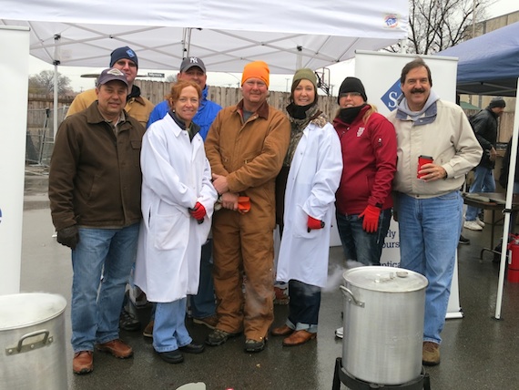 Tracy Lawrence with the Sam's Club teamPhoto By: ElectricHouse