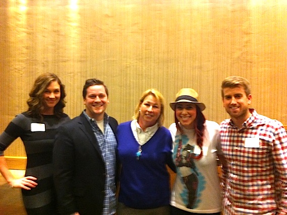 Pictured (L-R): Michelle Tigard Kammerer, SOLID Vice President; Brian ONeil, SOLID President; Sarah Trahern; Stefany Reed, SOLID Education Committee Co-Chair; Alex Luebbert, SOLID Education Committee Chair.