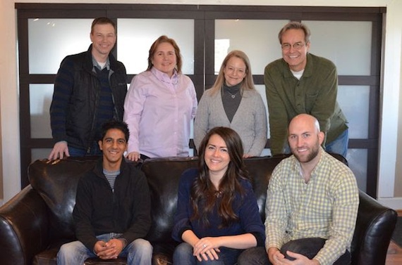 Pictured (Back row, L-R): Jim Houser, Jeanie Kaserman, Creative Trust; Caren Seidle, John Mays, Centricity Music(Front row, L-R): Blake Monroe, Creative Trust; Lindsay McCaul; Mark Mattingly, Creative Trust