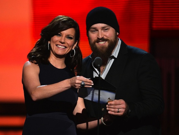 Martina McBride and Zac Brown present.