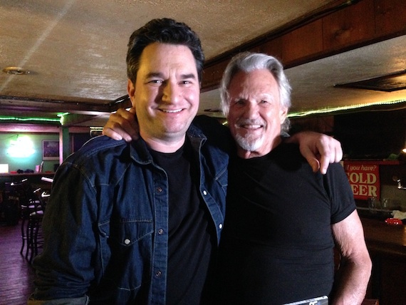 Pictured (L-R): Dean Miller and Kris Kristofferson