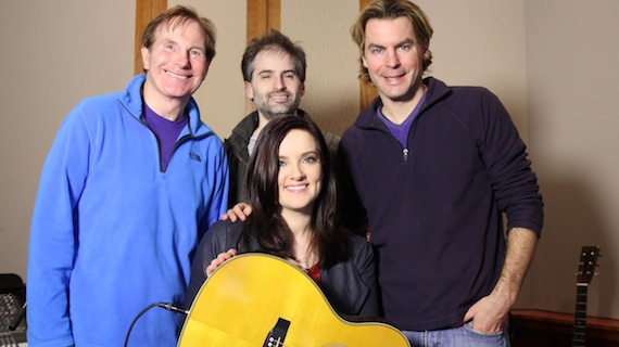 Pictured (L-R): Butch Waugh, Jay Frank, Brandy Clark and Stokes Nielson 