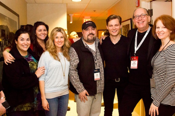 Pictured (L-R): Rafaella Braun (West Coast Regional Promotion Manager, WAR), Jessica Rouse (Promotion Coordinator, WAR), Cris Lacy (VP A&R, WMN), Chris Palmer (VP Promotion, WAR), Frankie Ballard, John Esposito (President & CEO, WMN), Lisa Ray (VP Brand Management, WMN) 