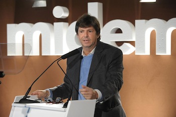 Francois speaks at MIDEM.