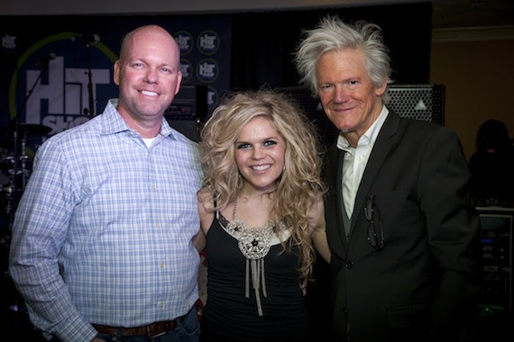 (L-R) Hunnicutt, Natalie Stovall and HitShop President Skip Bishop.