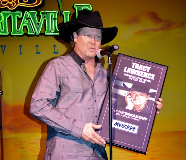 Independent Artist of the Year Tracy Lawrence.