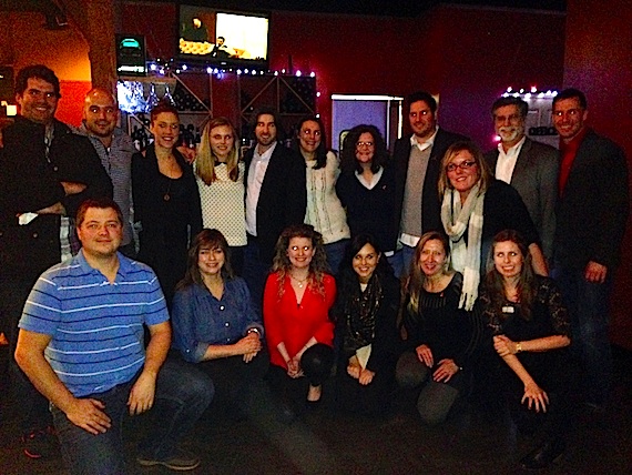 Pictured (Back row, L-R):  Greg Gallo, Alex Heddle, Penny Everhard, Kendall Lettow, Dave Pacula Missy Wilson, Stephanie Cox, Courtney Crist, Kevin Lamb, Brad Peterson. (Front row, L-R): Colt Cameron, Jackie Profit, Carrie Gallo, Jessica Turri, Teri Watson and Allison Buchignani