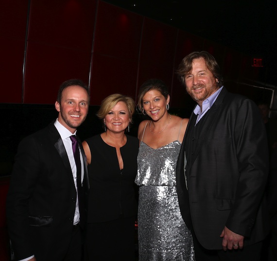 Pictured (L-R): This Music Publishings Rusty Gaston, songwriter Connie Harrington, Shannan Hatch and songwriter and publishing executive Jon Mabe. 