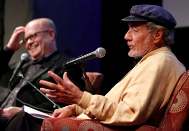 Jimmy Bowen with Museum Writer-Editor Michael McCall. Photo: Donn Jones. 