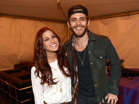 Pictured (L-R): Cassadee Pope, Thomas Rhett