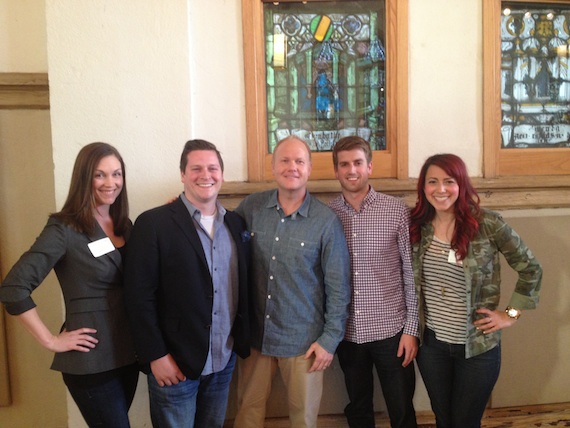 Photo (L-R): Michelle Tigard Kammerer, SOLID Vice President; Brian O'Neil, SOLID President; Troy Tomlinson; Alex Luebbert, SOLID Education Committee Chair; Stefany Reed, SOLID Education Committee Co-Chair.