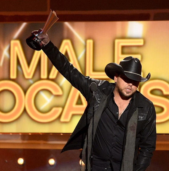 Jason Aldean wins Male Vocalist of the Year. Photo: ACM