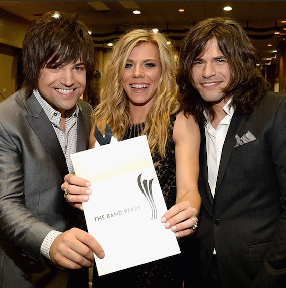 The Band Perry wins Vocal Group of the Year.