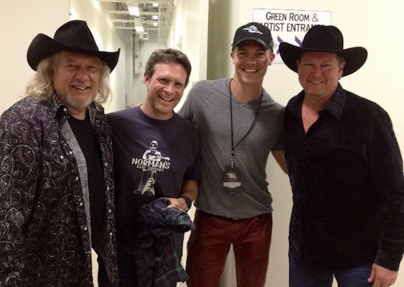 Pictured (L-R): John Anderson, ??, ??, Tracy Lawrence