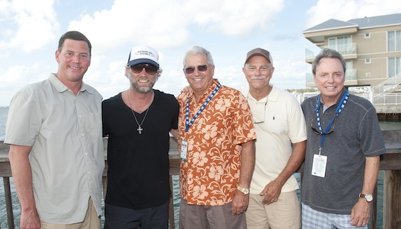  Pictured (L-R): BMI Executive Director of Writer/Publisher Relations Mark Mason, Anders Osborne, Key West Mayor Craig Cates, Key West Songwriter's Festival founder Charlie Bauer, and BMI Vice President of Writer/Publisher Relations Jody WilliamsPhoto: Erika Goldring