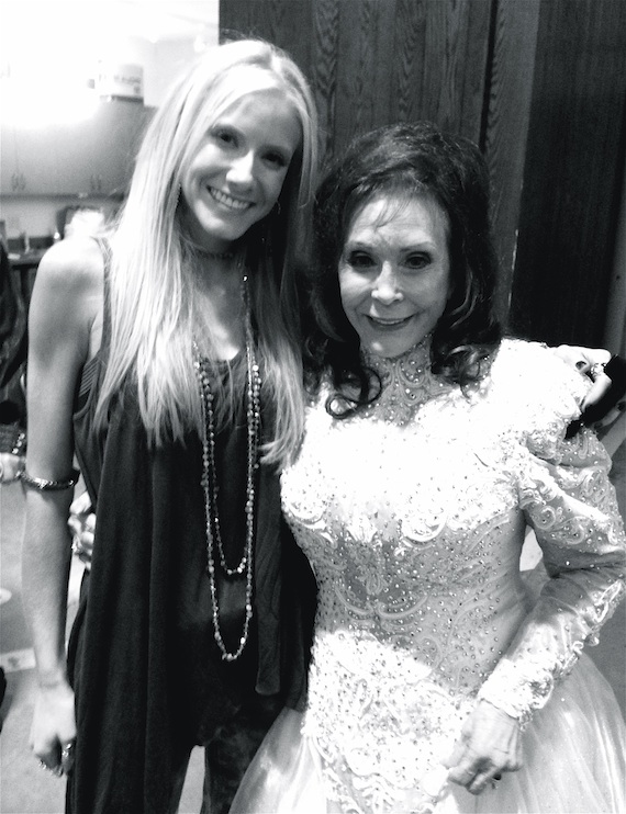 Kalisa Ewing and Loretta Lynn