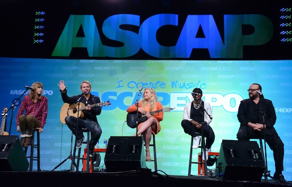 Pictured (L-R): Beth Orton, Shane McAnally, Julie Frost, Crystal Nicole and Desmond Child.