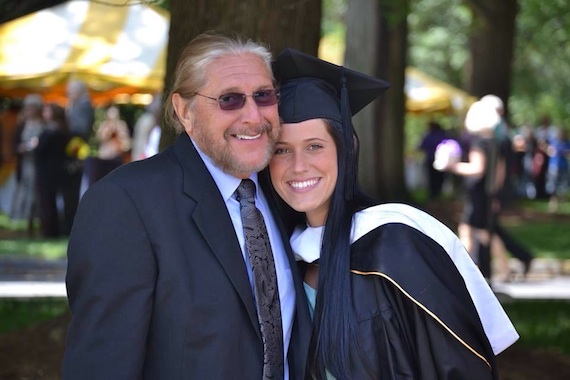 Doug Gray with his daughter.