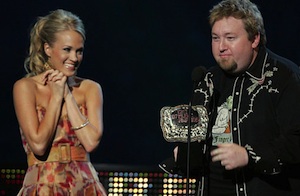 Roman White (r) takes home a CMT Music Award.