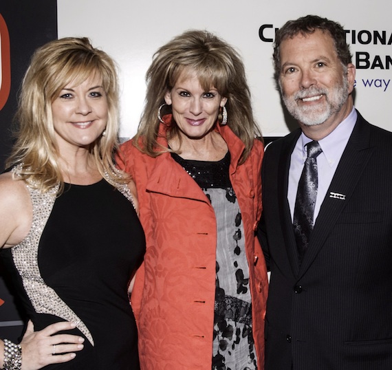 Pictured (L-R): Ellen Truley, SESACs Vice President, Corporate Relations, Laura Heatherly, T.J. Martells Chief Executive Officer and Dennis Lord, SESACs Executive Vice President. Photo: Shawn Ehlers