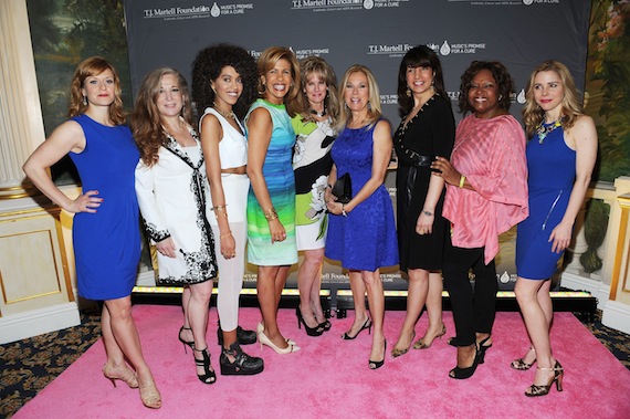 L to R: Megan Sikora, Randi Rahm, performer Jetta, Hoda Kotb, Laura Heatherly, Kathie Lee Gifford, Sharon Dastur, event host/actress Robin Quivers, Kerry Butler - Photo Credit: Getty Images)