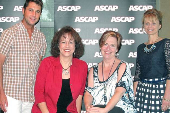 Pictured (L-R): ASCAPs Michael Martin, Helene Cronin, Debbie Zavitson, ASCAPs Kele Currier