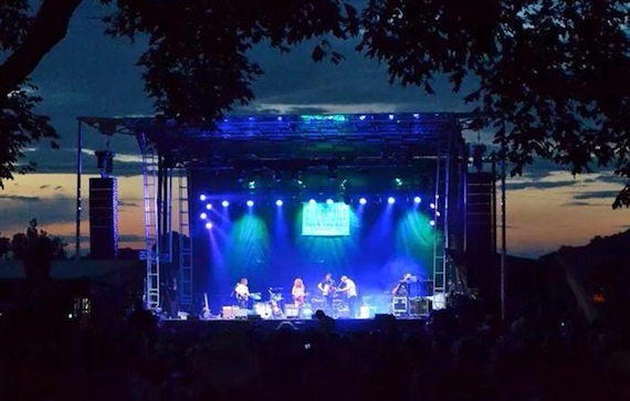 Patty Griffin performing at our Cross-County Lines Festival. Photo: Sarah Comardelle