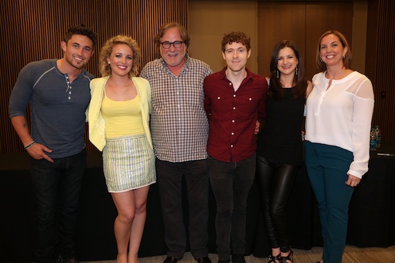 Pictured (L-R): Michael Ray, Cam, CAAs Rod Essig, Striking Matches Justin Davis and Sarah Zimmerman, and the Country Music Hall of Fame and Museums Jenny Alexander.Photo by Randi Radcliff 