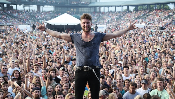 Chris Lane performs in Charleston, S.C., opening for Florida Georgia Lines This is How We Roll Summer Series 2014 tour. Photo: Lloyd Norman / Big Loud Mountain