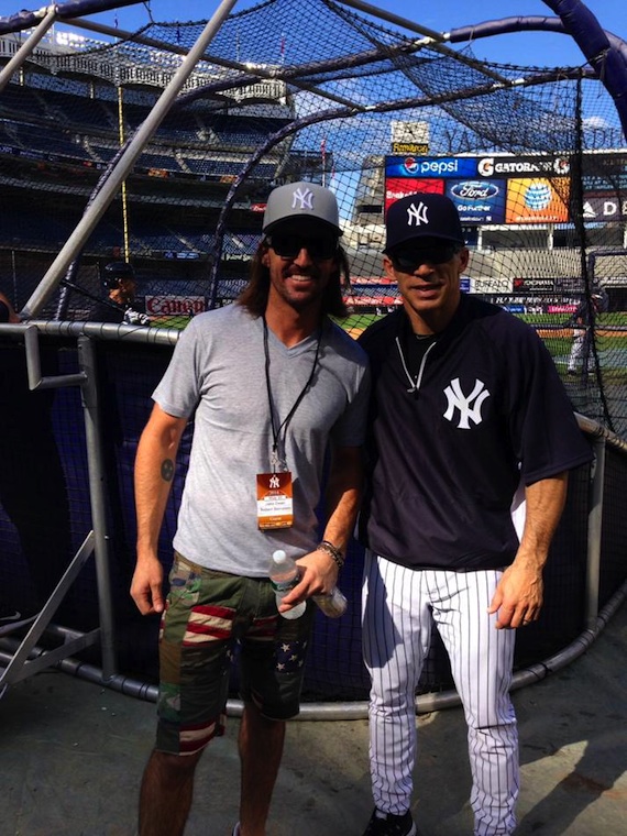 Pictured (L-R): Jake Owen, Joe Girardi