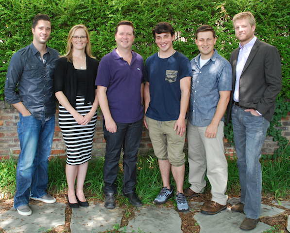 Pictured (L-R): Kevin Lane (BMG Chrysalis, Creative Director); Sara Knabe (BMG Chrysalis, Senior Creative Director); John Allen (BMG Chrysalis, Vice President); Jonny Price; Daniel Lee (BMG Chrysalis, Senior Creative Director); Kos Weaver (BMG Chrysalis, Executive Vice President).