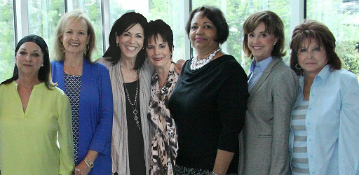 Pictured (L to R): Betty Clark, Areeda Schneider-Stampley, Katie Gillon, Kitty Moon Emery,Dometra (Dee) Bowers, Mary Ann McCready and Audrey Winters.Photo credit: Denise Fussell