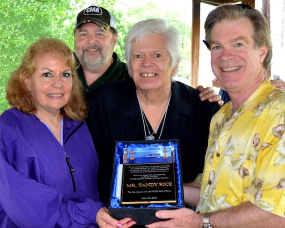 Pictured (L-R): Bonnie Sugarman, Tony Conway, Rice, Steve Tolman. Photo: Daniel Helland