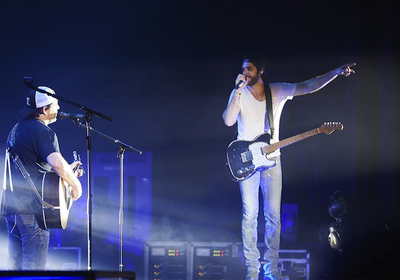 Thomas Rhett and Rhett perform together in their hometown to help raise money for Great Strides Valdosta in honor of their cousin Sophie.