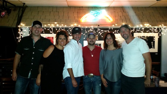 Pictured (L-R): Keith Walker, Hannah Dasher, ASCAP's Michael Martin, Aaron Goodvin, ASCAP's LeAnn Phelan, and Christopher Roberts.? ?