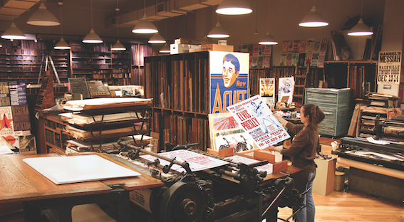 Hatch Show Print. Photo courtesy of the Country Music Hall of Fame