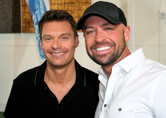 Ryan Seacrest (L) and Cody Alan (R).