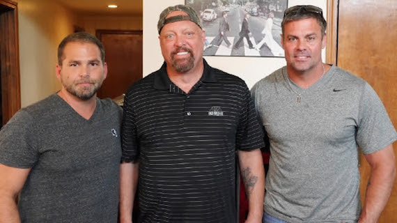 Pictured (L-R): Michael Knox, Eddie Montgomery, Troy Gentry Photo: Eddie Kilgallon