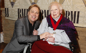 Steve Wariner and Velma Smith at the 2014 Musicians Hall of Fame and Museum Induction Ceremony  in January 2014. Photo courtesy of the Musicians Hall of Fame and Museum.