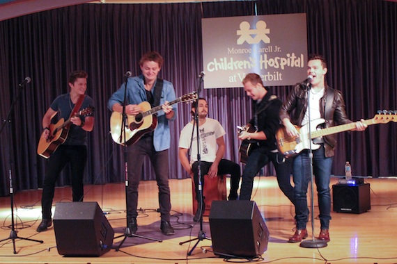 Pictured (L-R): Creigh Reipe, Jimmy-?James Hunter, Travis Fincher, Landon Parker, Forest Miller. Photo: James Stewart 