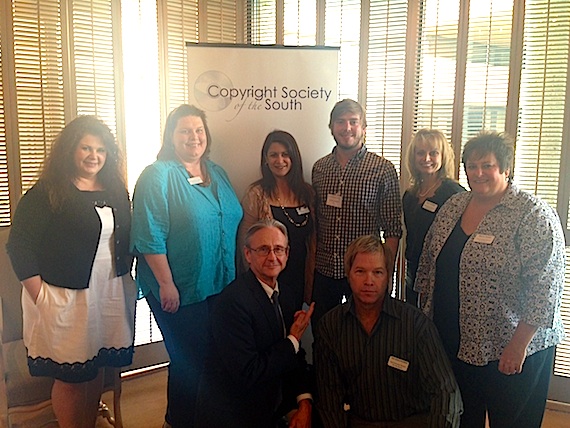 Pictured (L-R, front row): Karl Braun and Ted Goldtrhope, CSOS board members; (back row): Wendi Crosby, CSOS board member, Jill Napier, Vice Chairman of CSOS, Denise Stevens, CSOS Treasurer, Kevin Grosch, Kele Currier, Secretary of CSOS, and Misha Hunke CSOS board member) Photo: Kathryn Graham  