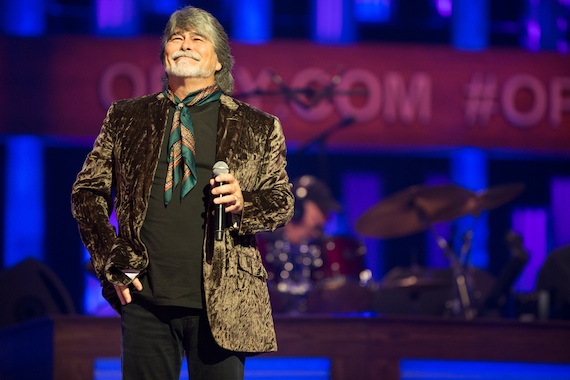 Alabama's Randy Owen performs. Photo: Chris Hollo