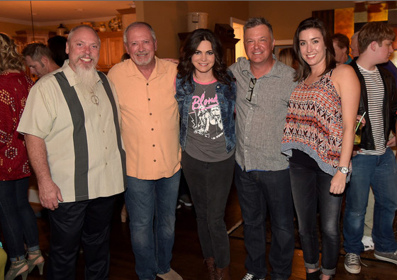 Angaleena Presley kicked off the 2014 IEBA Conference in Nashville, TN on Saturday, Sept. 27 with a performance at SiriusXM's Media Mixer Party showcasing songs from her Oct. 14 solo debut, American Middle Class. (L-R): John Marks, SiriusXM Sr. Director of Country Programming; Gil Cunningham, Neste Event Marketing President; Angaleena Presley; Buzz Brainard, SiriusXM Host; and Nicole More, Neste Event Marketing VP of Sales/Entertainment Producer