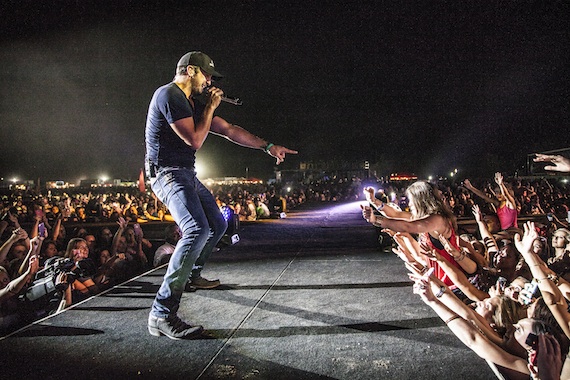 Luke Bryan's 2014 Farm Tour. Photo: Jim Wright