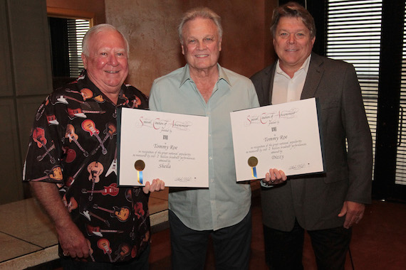 (Pictured L-R): Mike Borchetta, Tommy Roe, David Preston