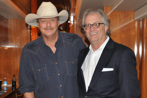 Pictured (L-R): Alan Jackson and Kyle Young, director of Country Music Hall of Fame and Museum. Photo: Nathan Baugh/courtesy of Alan Jackson