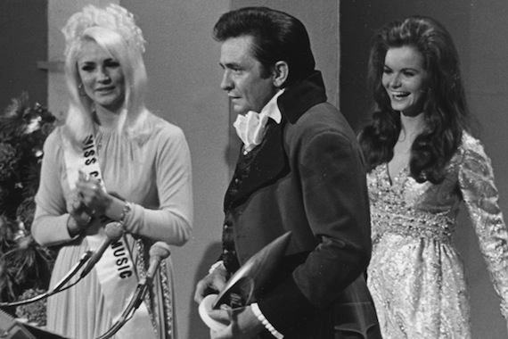 The 3rd Annual CMA Awards was the first show to broadcast live, asJohnny Cash won five Awards in a single night. June Carter. Plus, the Country Music Hall of Fame inductedGene Autry and Bill Monroe.