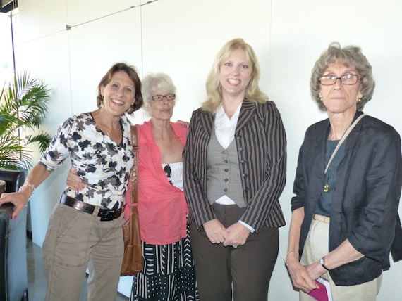 Pictured (L-R): are Leadership Music Executive Director Debbie Schwartz Linn, Martin, Keel and Sharp.  