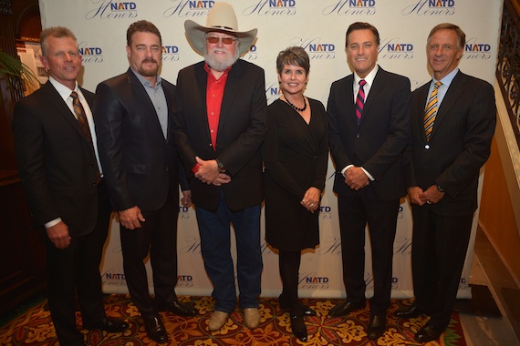 Pictured (L-R): Tim Corbin, Rob Beckham, Charlie Daniels, Demetria Kalodimos, Michael W. Smith, Gov. Bill Haslam. Photo: Jason Davis / Getty Images for NATD