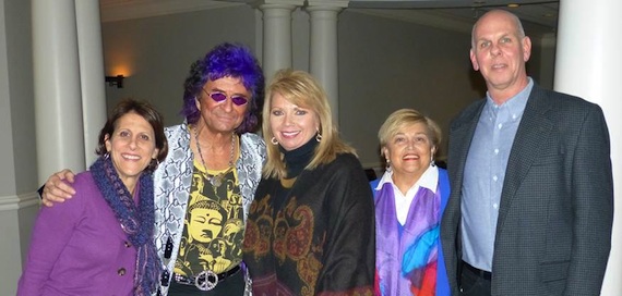 Pictured (L-R): Leadership Music Executive Director, Debbie Linn, Peterik, LM President Diane Pearson, LMs Judi Turner and Sherrill Blackman, who interviewed Peterik.